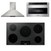 THOR Kitchen Package - 36" Induction Cooktop, Range Hood, Microwave, AP-TIH36-5