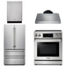 THOR Kitchen Package - 30" Electric Range, Range Hood, Microwave, Refrigerator, Dishwasher, AP-TRE3001-C-2