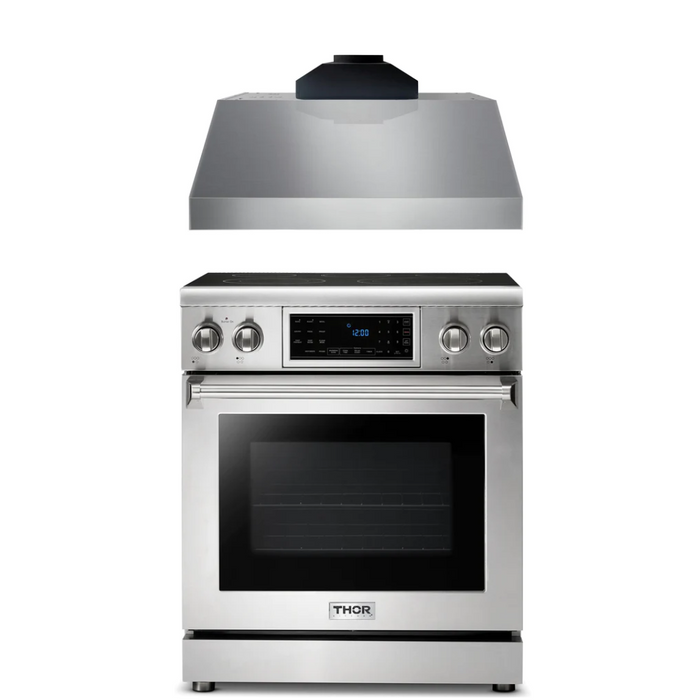 Thor Kitchen Package - 30" Electric Range, Range Hood, AP-TRE3001-C