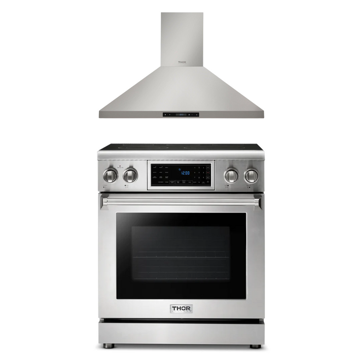 Thor Kitchen Package - 30" Electric Range, Range Hood, AP-TRE3001