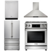 THOR Kitchen Package - 30" Propane Gas Range, Range Hood, Refrigerator, Dishwasher, AP-TRG3001LP-3