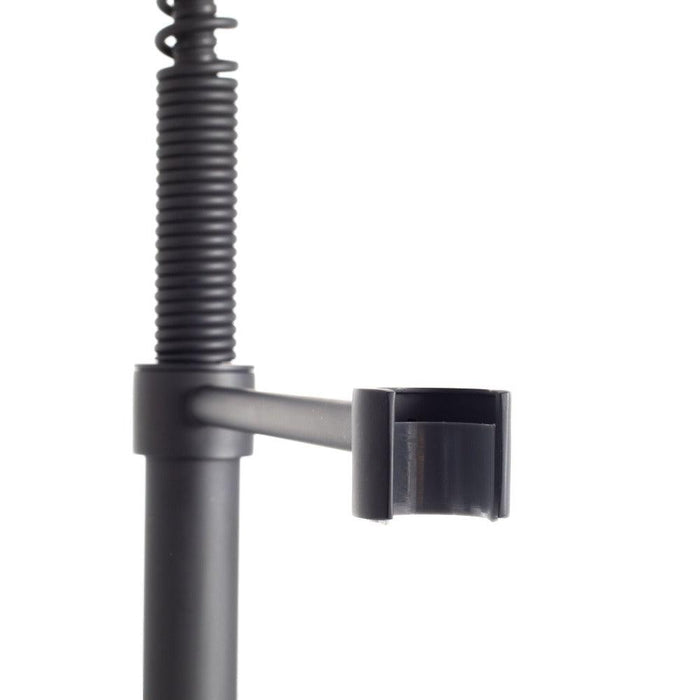 ZLINE Apollo Pull Down Spring Single Handle Kitchen Faucet in Matte Black (APL-KF-MB)