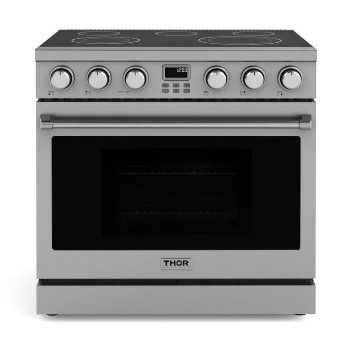 THOR Kitchen 36" Contemporary Professional Electric Range, ARE36