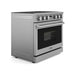 THOR Kitchen Package - 36" Electric Range, Range Hood, Refrigerator with Water and Ice Dispenser, Dishwasher, AP-ARE36-C-7