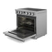 THOR Kitchen Package - 36" Electric Range, Range Hood, Microwave, Refrigerator, Dishwasher, AP-ARE36-C-5