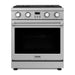 THOR Kitchen Package - 30" Gas Range, Range Hood, Refrigerator, Dishwasher, Wine Cooler, AP-ARG30-4
