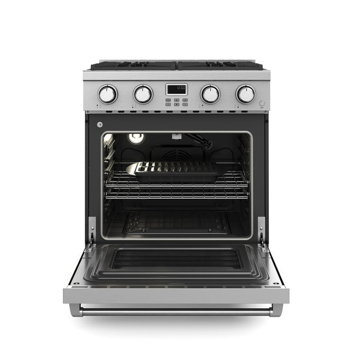 THOR Kitchen Package - 30" Gas Range, Range Hood, Refrigerator, Dishwasher, Wine Cooler, AP-ARG30-4