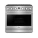 THOR Kitchen Package - 36" Gas Range, Range Hood, Refrigerator with Water and Ice Dispenser, Dishwasher, Wine Cooler, AP-ARG36-W-8