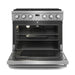 THOR Kitchen Package - 36" Gas Range, Range Hood, Refrigerator, Dishwasher, Wine Cooler, AP-ARG36-C-3