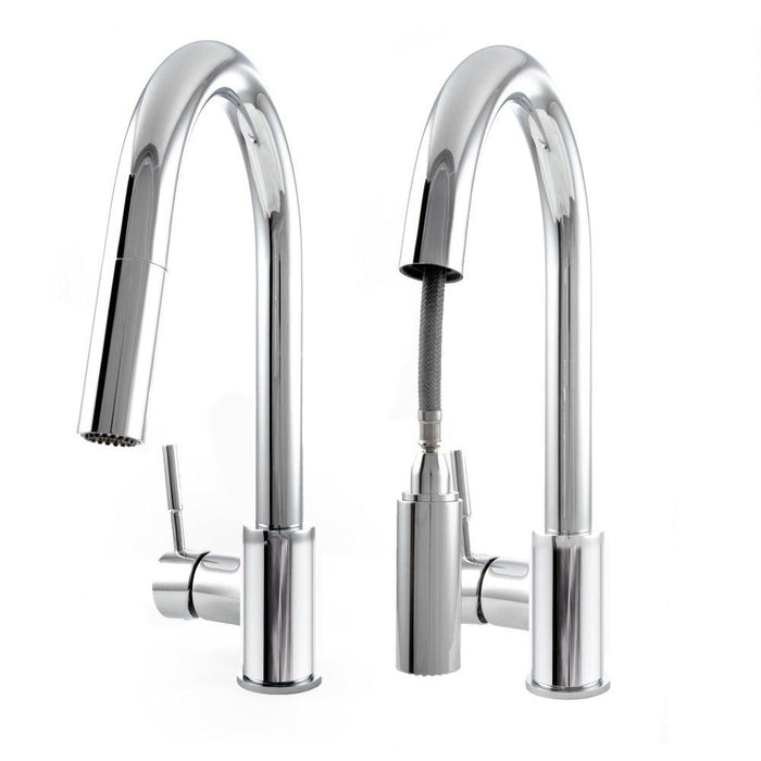 ZLINE Arthur Pull Down Single Handle Kitchen Faucet in Chrome (ATH-KF-CH)