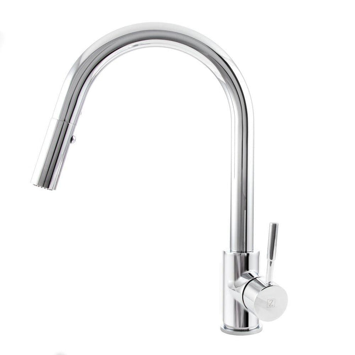 ZLINE Arthur Pull Down Single Handle Kitchen Faucet in Chrome (ATH-KF-CH)