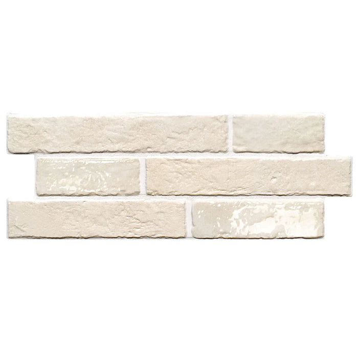 Vaniglia Beige 6.5"x15.25" Interlocking Brick Porcelain Tile Dany Series - Aquatica Collection
