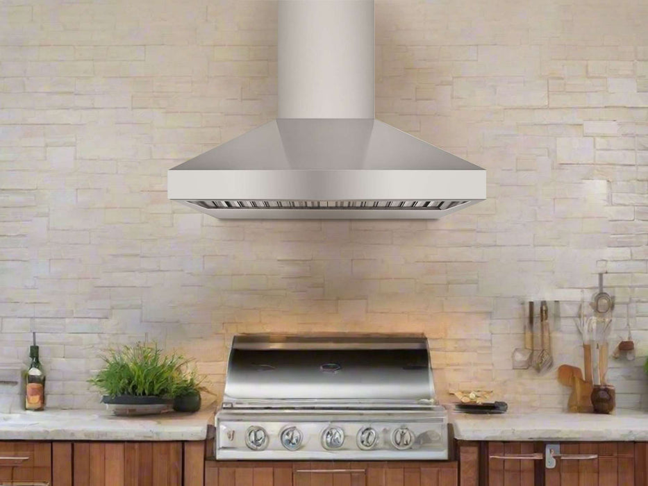 42 Inch 1200 CFM Outdoor Wall Mounted BBQ Range Hood - VICTORY Twister BBQ