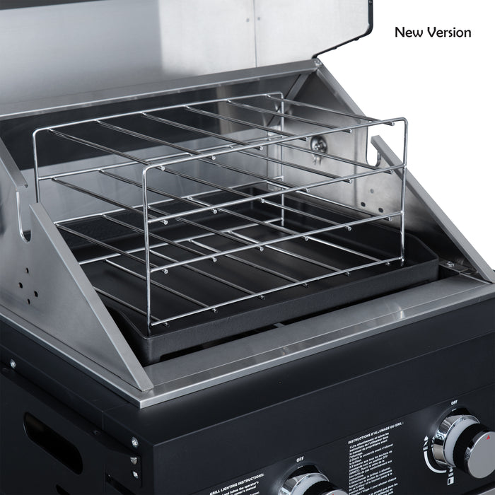 Forno All’Aperto 99,600 BTU Outdoor Kitchen, 5 Burners, Infrared Burners, Side Burner, Black Sintered Stone Countertops, Gas Pizza Oven, Sink Module, Bar & Beverage Center
