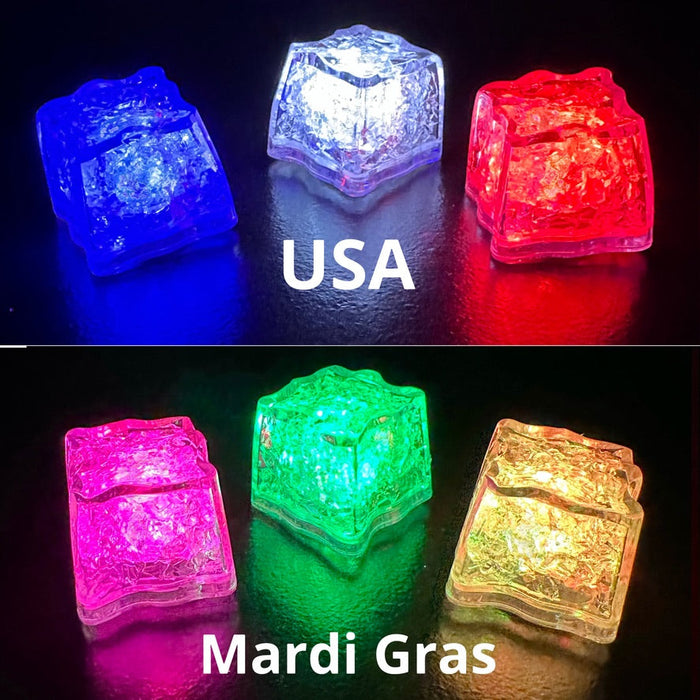 REVO White LED Light Up Ice Cube | 12 Pk
