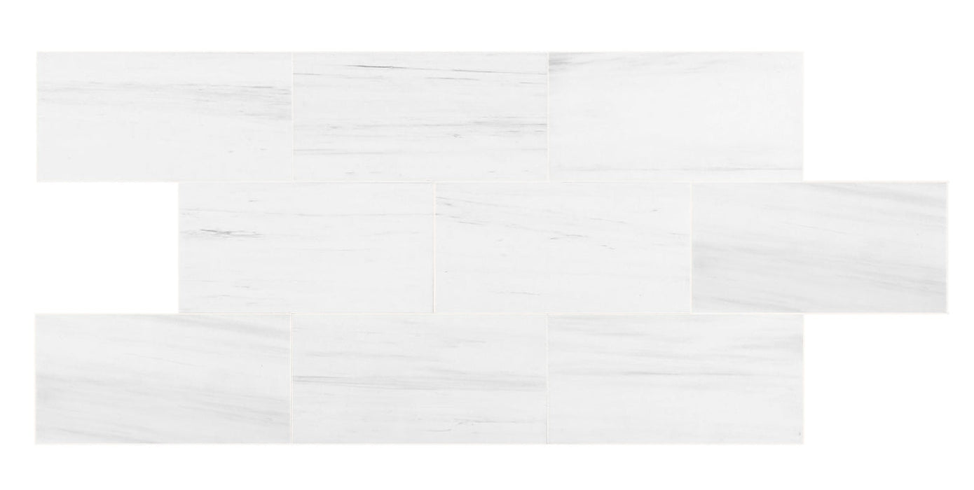 Bianco Dolomite Classic Marble Polished Floor and Wall Tile - Livfloors Collection