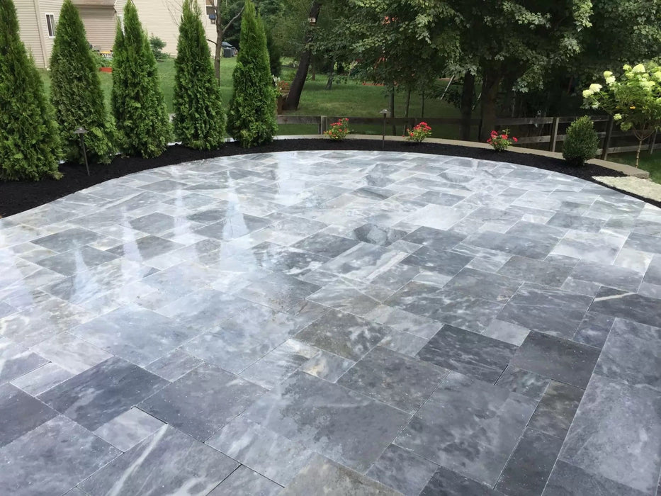 Bluestone Marble Pattern Tumbled Pavers - Belair Collection