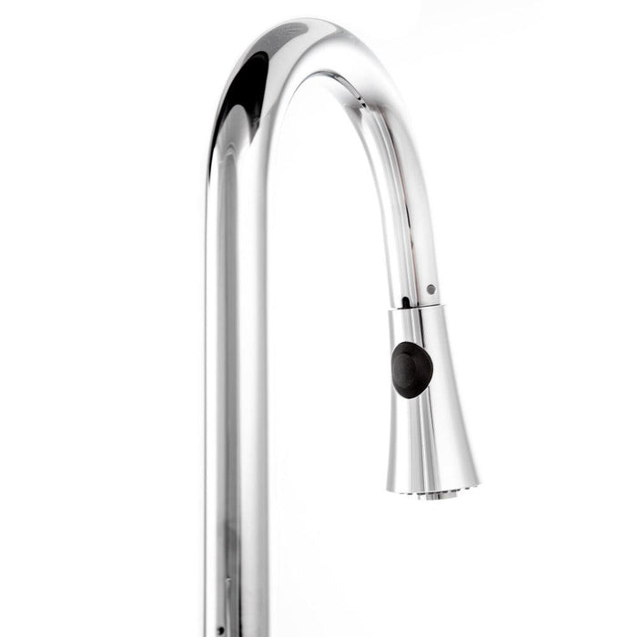 ZLINE Castor Pull Down Single Handle Kitchen Faucet in Chrome (CAS-KF-CH)