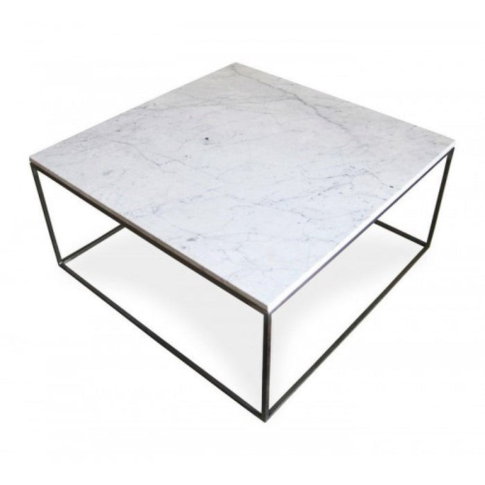 Marble Coffee Table Square Polished and Eased Edge