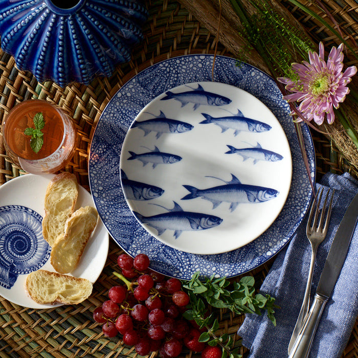 School of Fish Coupe Salad Plate