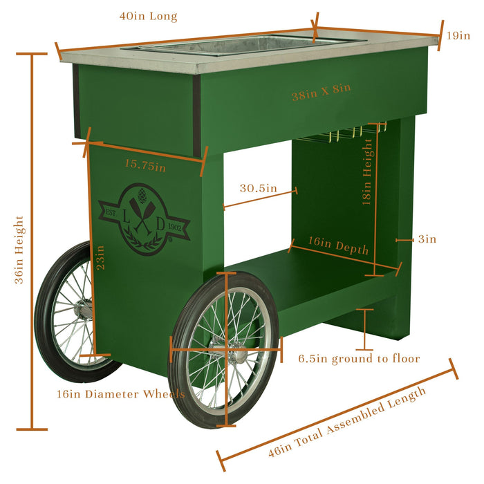 Champagne & Wine Bar Cart