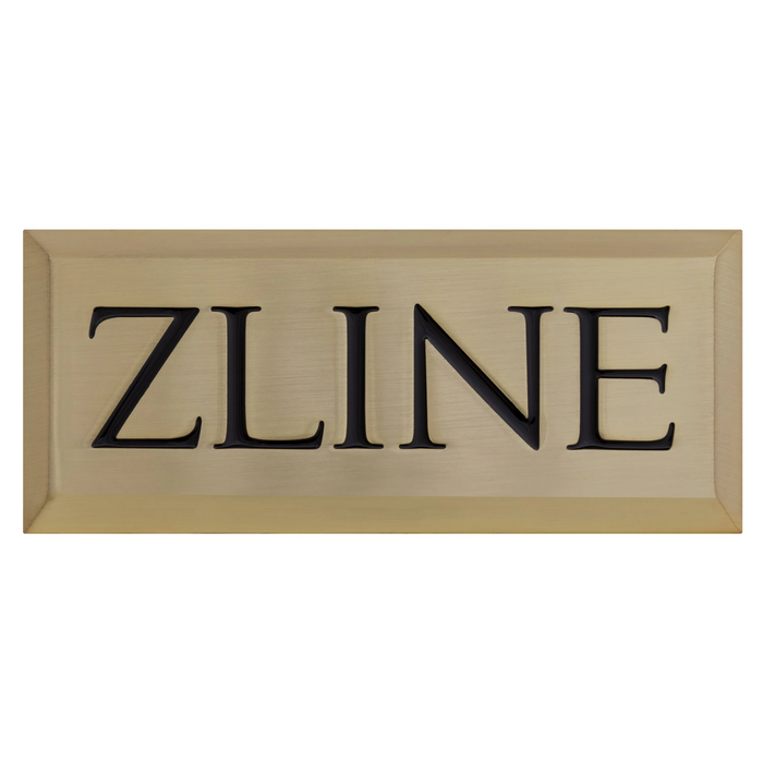 ZLINE Autograph Edition Badge in Champagne Bronze