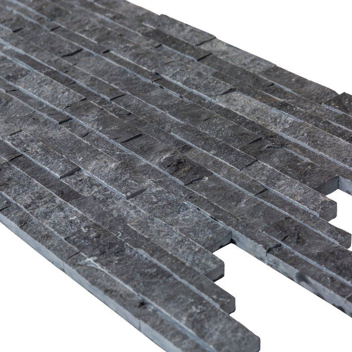Charcoal Cambria Ledger 3D Panel 6.8"x20.8" Split-face Natural Marble Wall Tile - Belair Collection