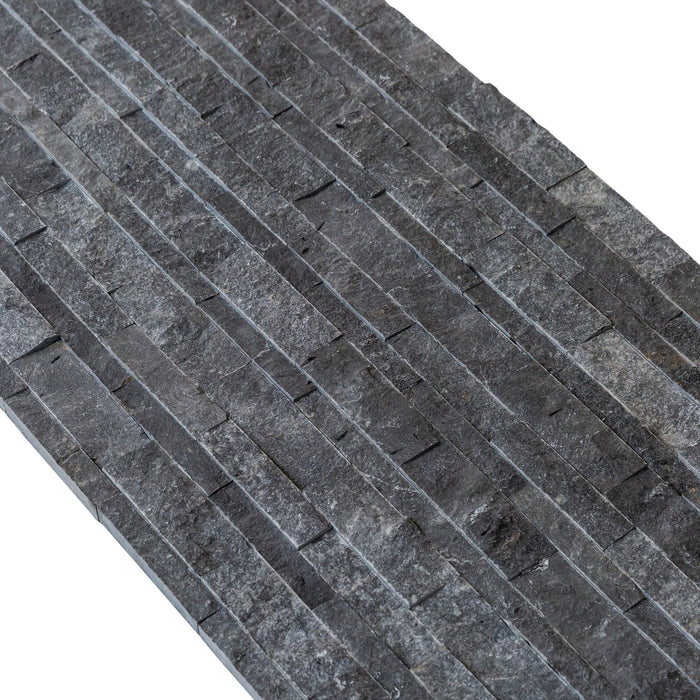 Charcoal Cambria Ledger 3D Panel 6.8"x20.8" Split-face Natural Marble Wall Tile - Belair Collection