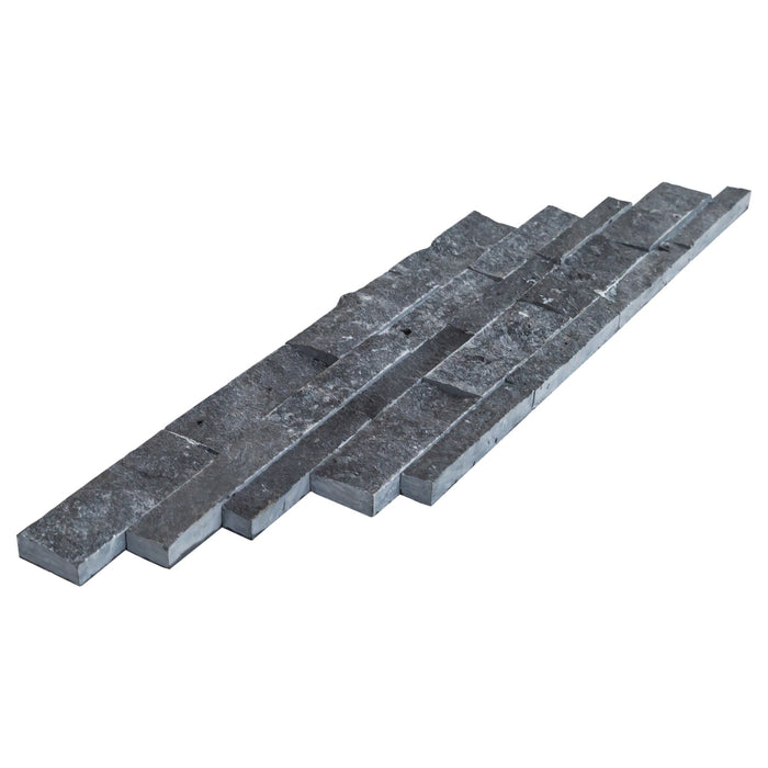 Charcoal Cambria Ledger 3D Panel 6.8"x20.8" Split-face Natural Marble Wall Tile - Belair Collection