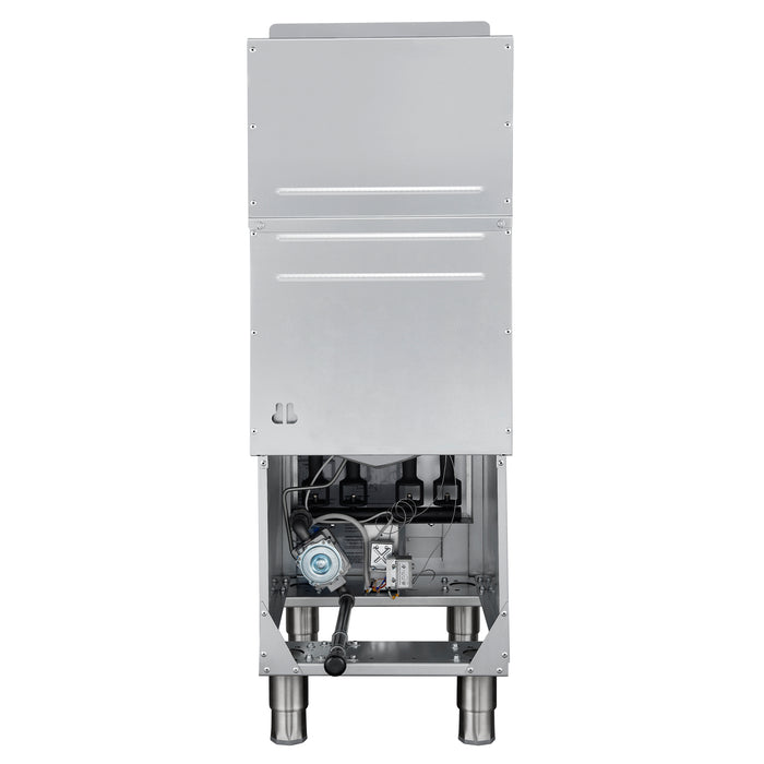 Forno Commerciale Natural Gas Deep Fryer, 4 Burners 120,000 BTU, 50 lbs Oil Capacity