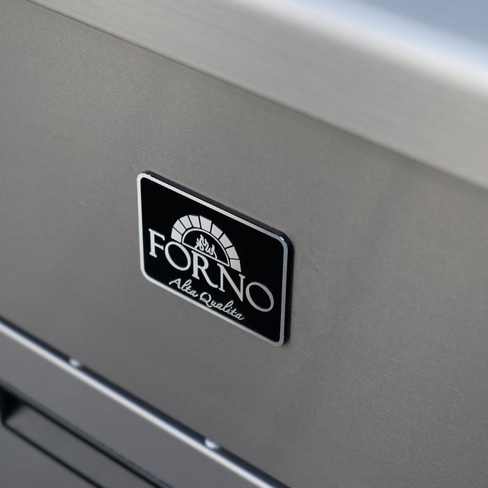 Forno Commerciale Natural Gas Deep Fryer, 4 Burners 120,000 BTU, 50 lbs Oil Capacity