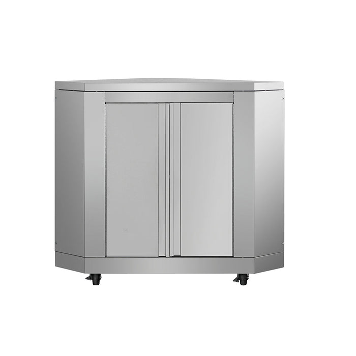 THOR Outdoor Kitchen Package with Propane Gas Grill and Refrigerator, AP-Outdoor-LP-R-6-A
