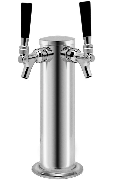 Standard Dual Tap Tower Kegerator Conversion Kit with 5 lb. CO2 Tank