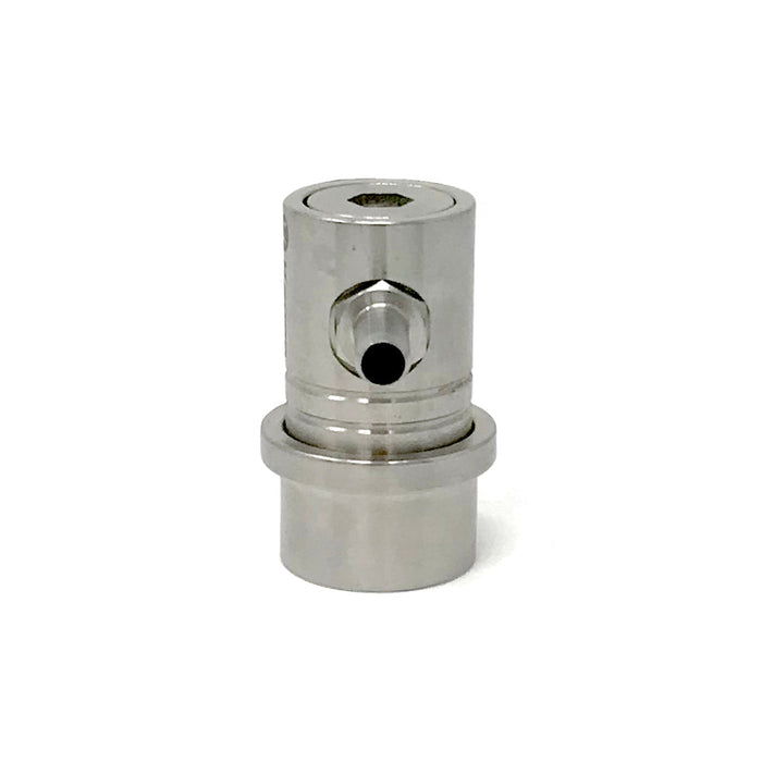 Stainless Steel Custom Double Barbed Gas In Ball Lock Coupler