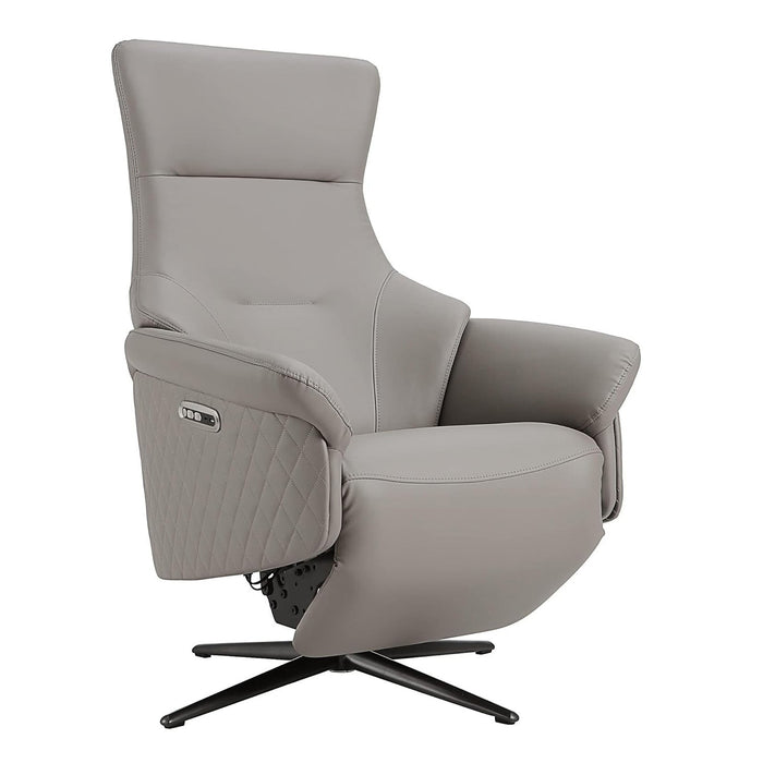 Zero Gravity Power Recliner Chair Single Sofa with Adjustable Backrest and Lift Footrest, Gray