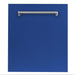 ZLINE 24 in. Dishwasher Panel with Traditional Handle (DP-H-24) Blue Matte