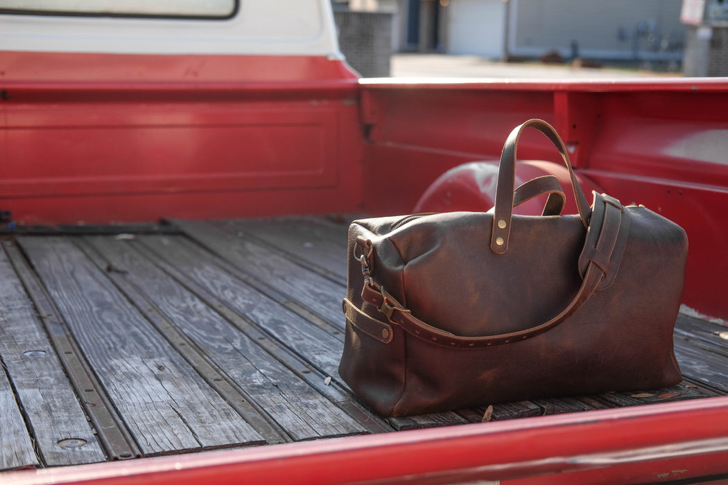 Weekend Warrior Leather Duffle Bag