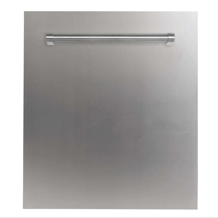 ZLINE 24 in. Dishwasher Panel with Traditional Handle (DP-H-24) Stainless Steel