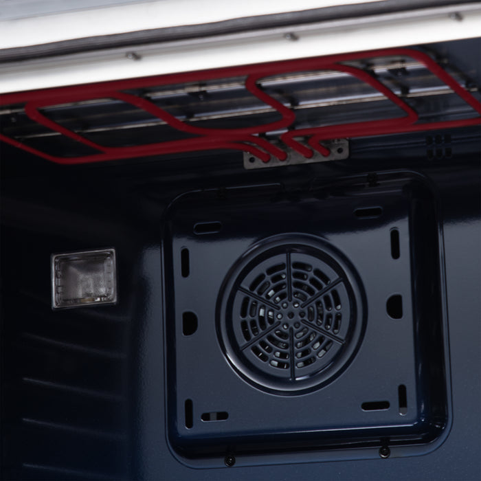 Forno Capriasca 36 Inch Freestanding French Door Dual Fuel Range in White with Antique Brass Accessories, 6 Burners, True Convection Oven