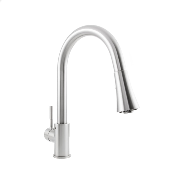 ZLINE Edison Pull Down Single Handle Kitchen Faucet in Brushed Nickel (EDS-KF-BN)