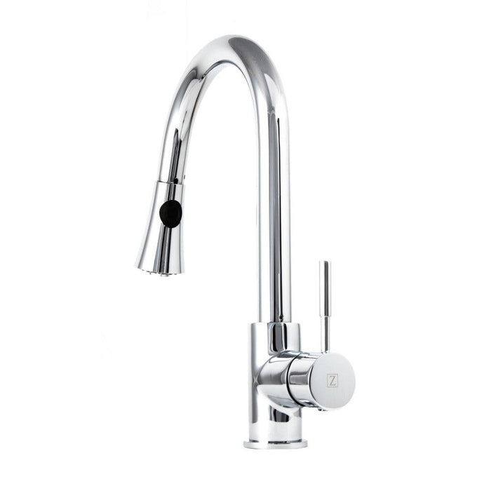 ZLINE Edison Pull Down Single Handle Kitchen Faucet in Chrome (EDS-KF-CH)