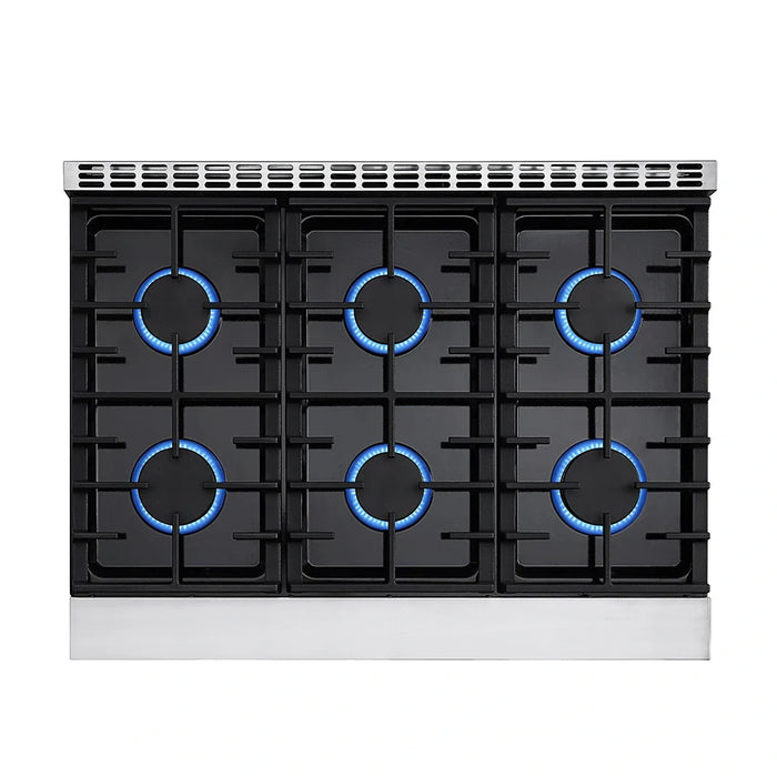 Empava 36 in. Pro-Style Slide-in Single Oven Gas Range