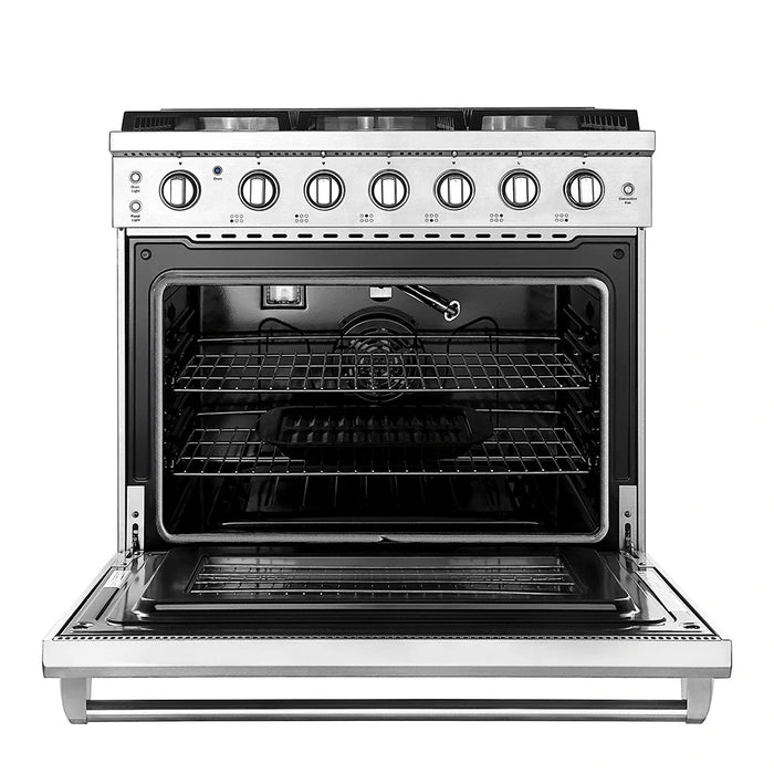 Empava 36 in. Pro-Style Slide-in Single Oven Gas Range