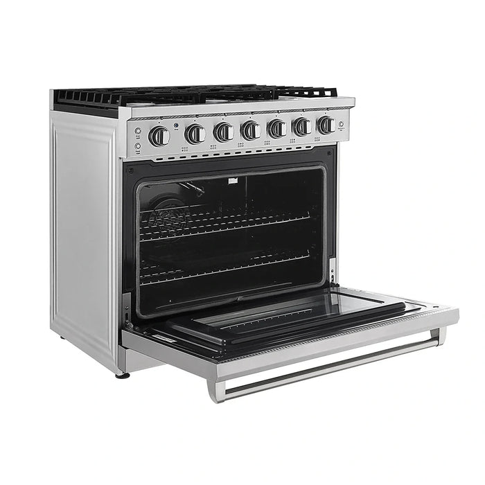 Empava 36 in. Pro-Style Slide-in Single Oven Gas Range