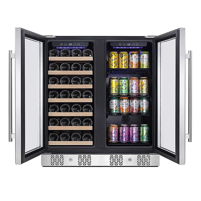 Empava Dual Zone Wine & Beverage Cooler Fridge