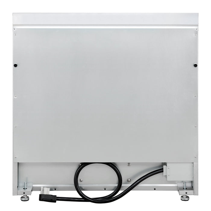 Forno Paolo 36 Inch Freestanding Electric Range, Stainless Steel, 5.44 cu.ft, True Convection Oven, Energy Efficient