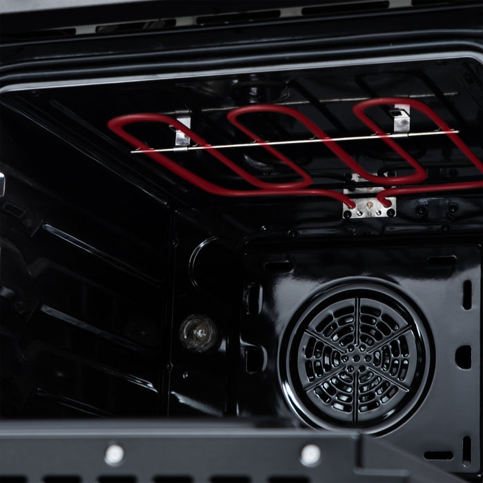 Forno Loiano 24 Inch Freestanding Electric Range in Black