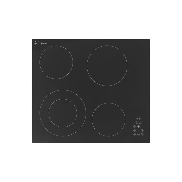 Empava 24 Inch Black Electric Radiant Cooktop