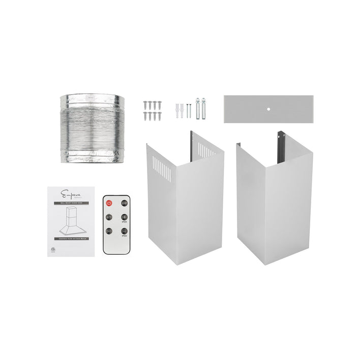 Empava 30 in. 380 CFM Wall Mount Range Hood