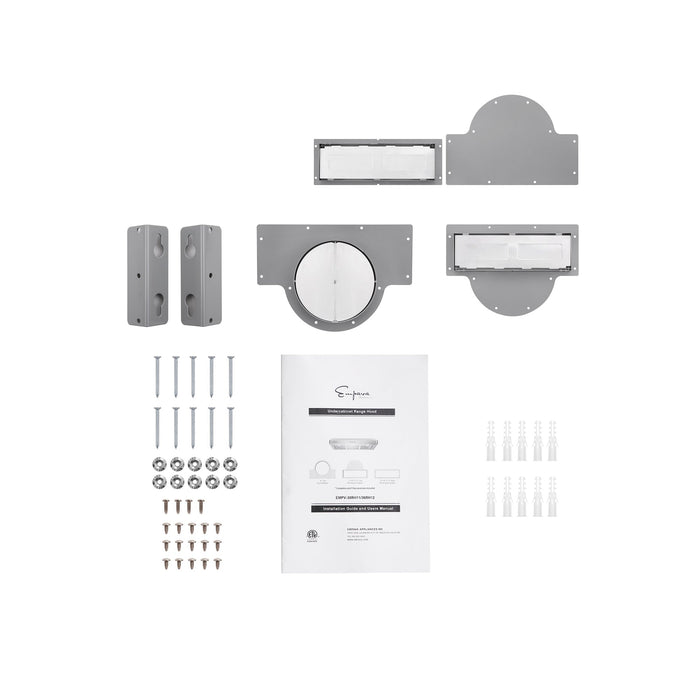 Empava 30 in. Kitchen 400 CFM Ultra Slim Ducted Under Cabinet Range Hood